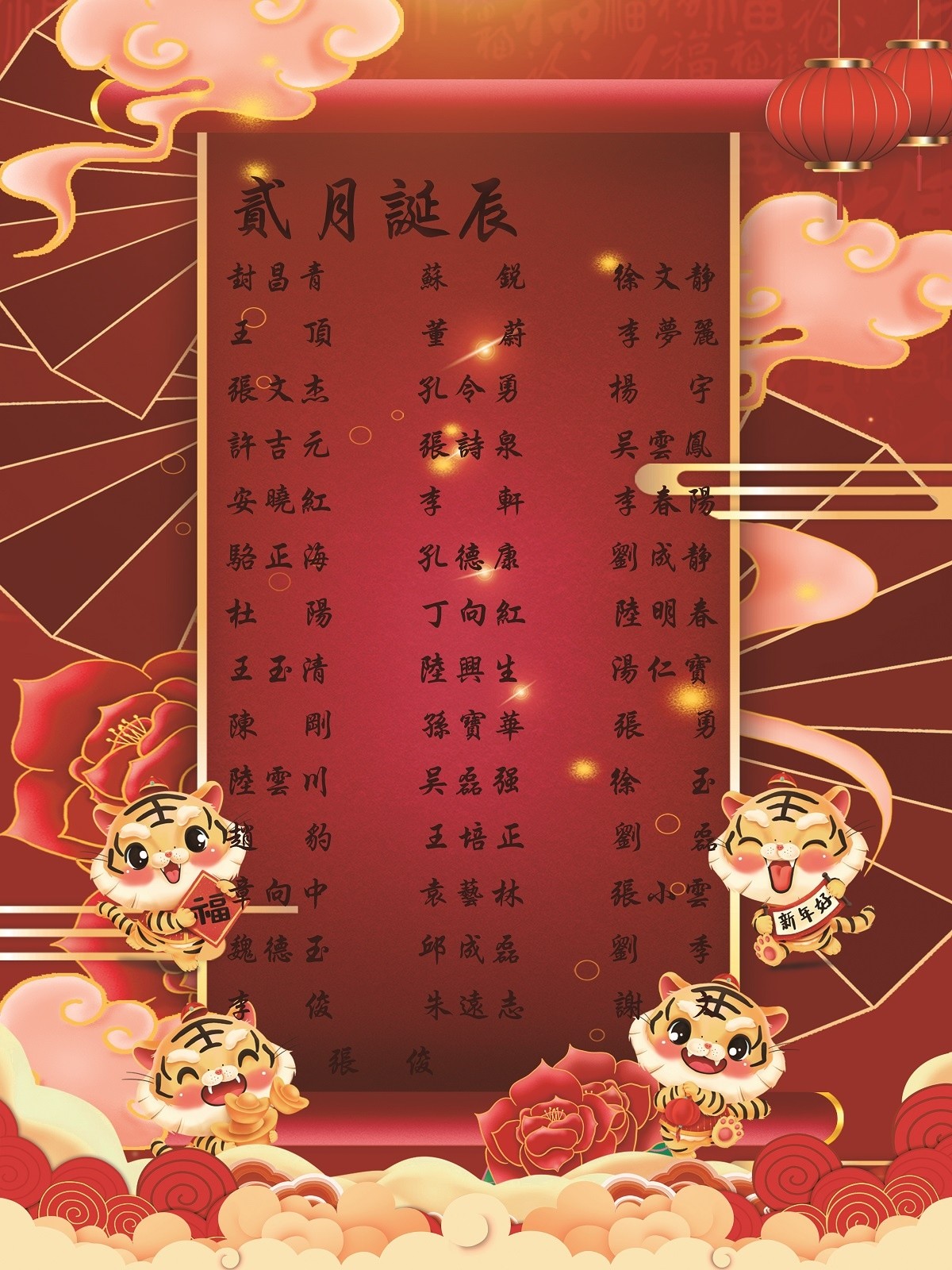 【生日祝福】恭祝02月生日的員工生日快樂！